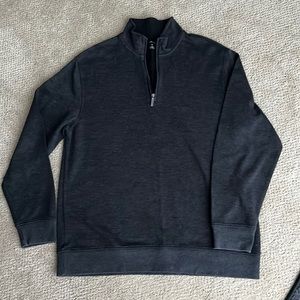 Charcoal gray Van Heusen XL quarter zip shirt